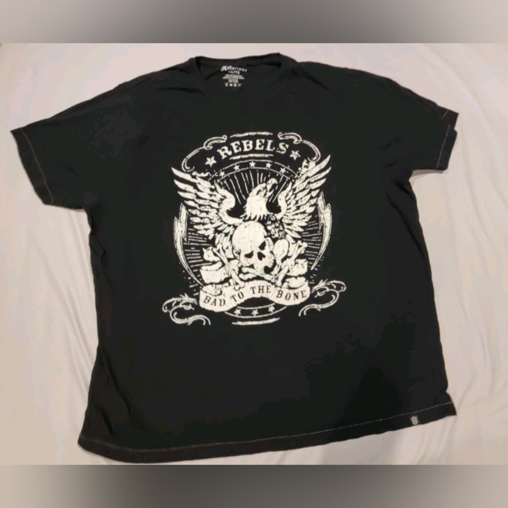 5/$25...XL Black Rebel T-shirt
